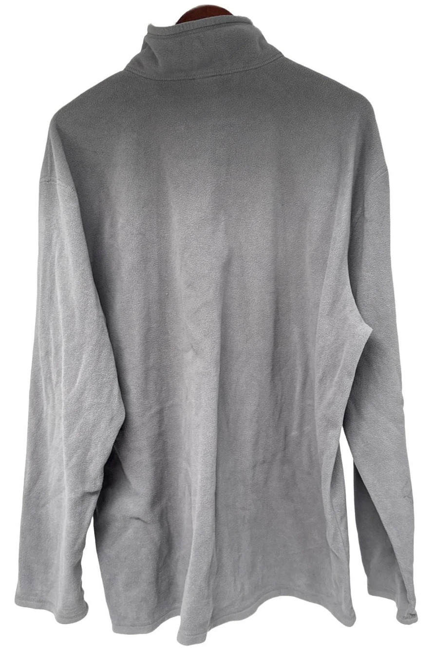 The North Face Men's Emilio Quarter Zip Fleece Pullover Gray